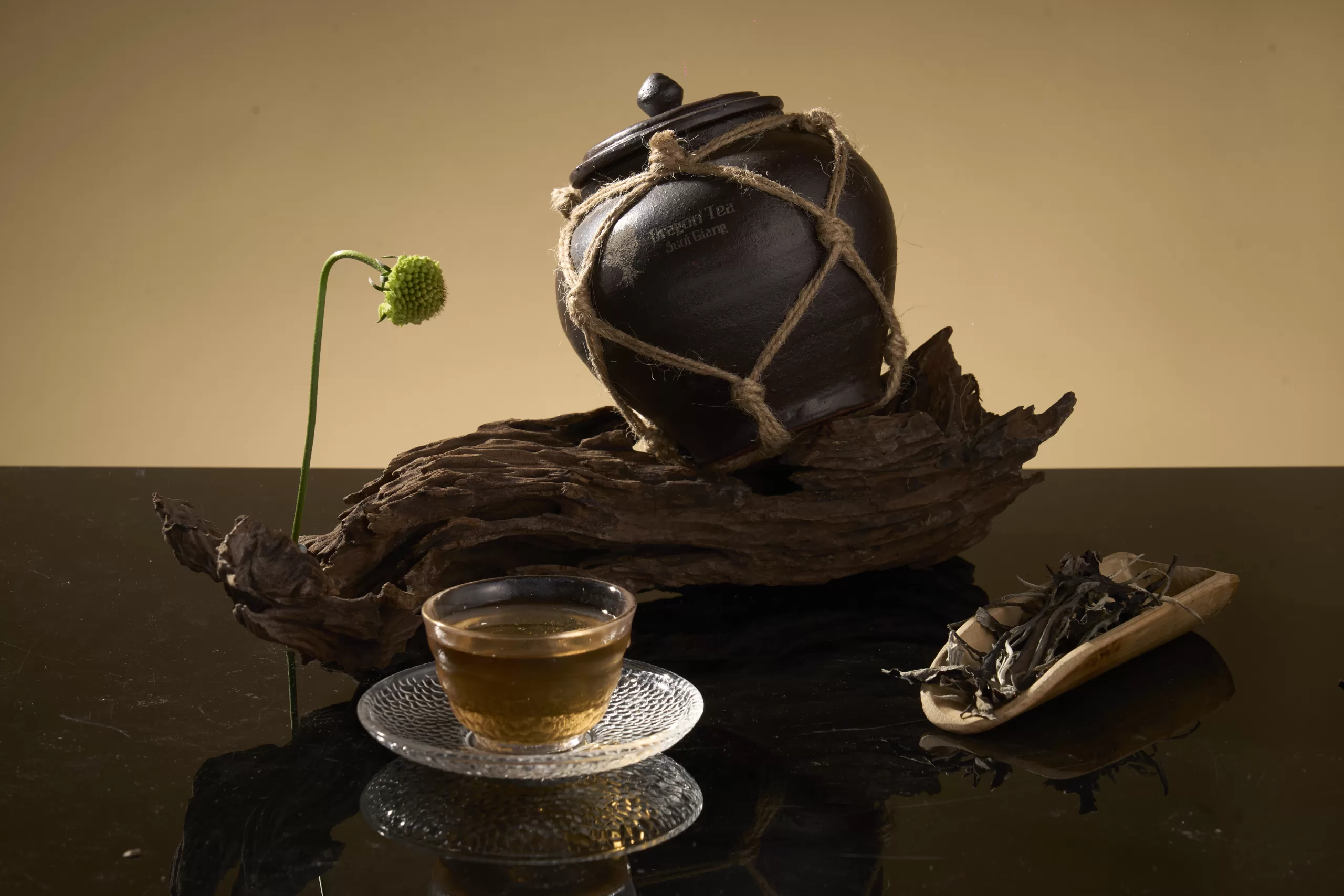 Bạch Trà Tổng Thống — ảnh chụp sản phẩm Dragon Tea Suối Giàng